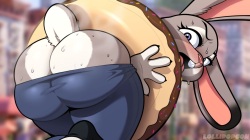 Judy Hopps Wants You To Impregnate Her While She's Stuck In The Donut