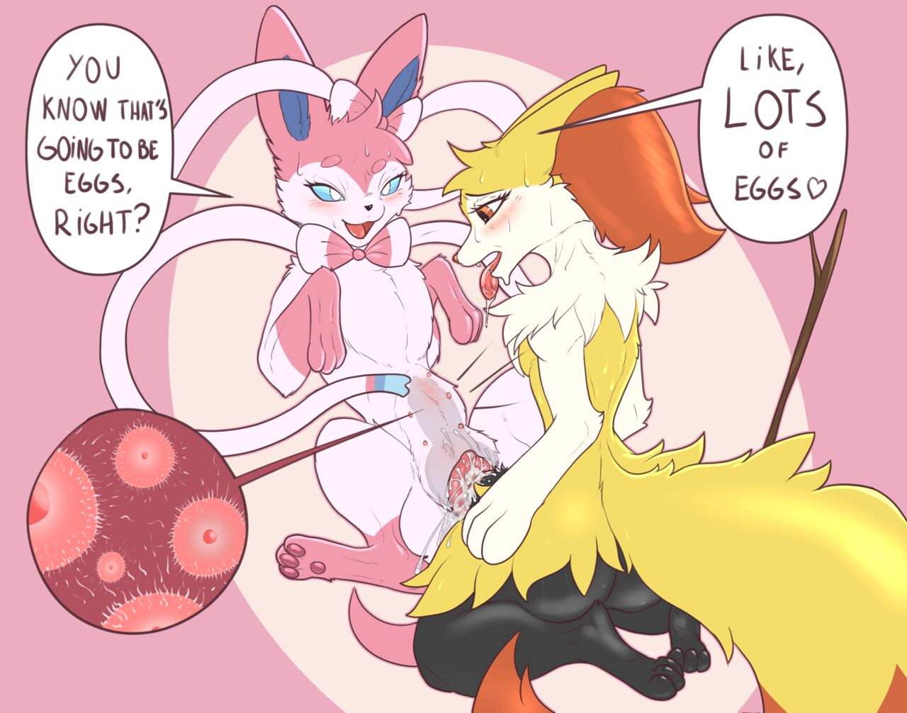 Mischievous Sylveon and Horny Braixen by Unusualmatias page 10 full