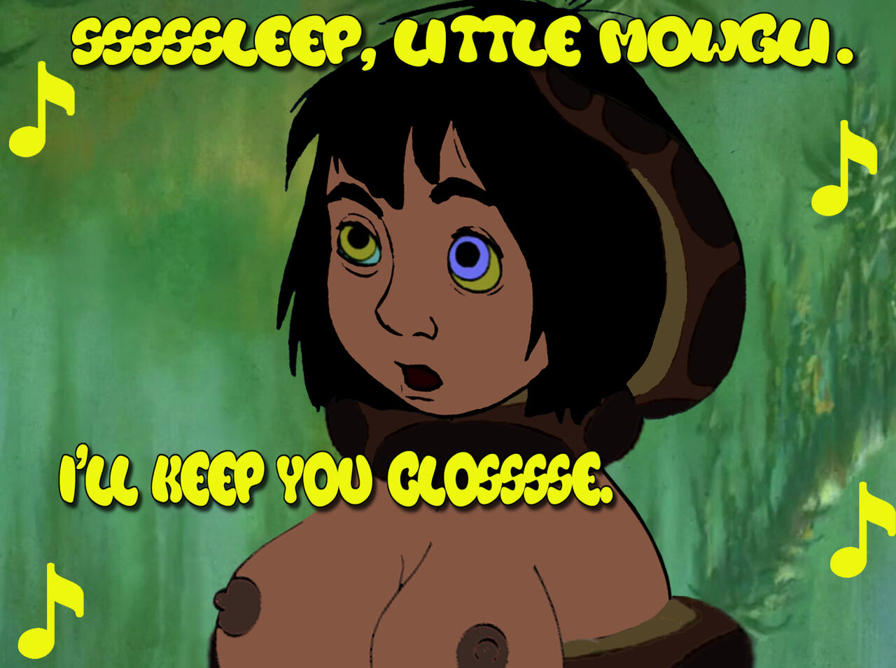 Kaa and Mowgli page 8 full