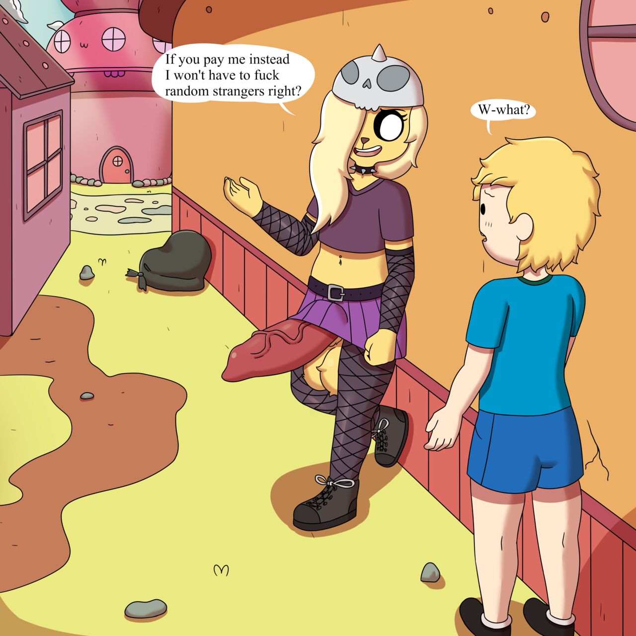 Finn trying to be a good uncle page 2 full