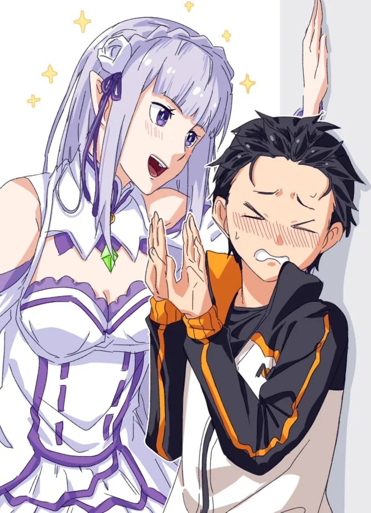 Emilia x Subaru, Rem x Subaru page 1 full