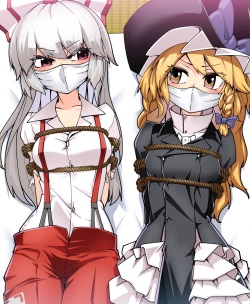 Mokou to Marisa＋Yamame to Parsee