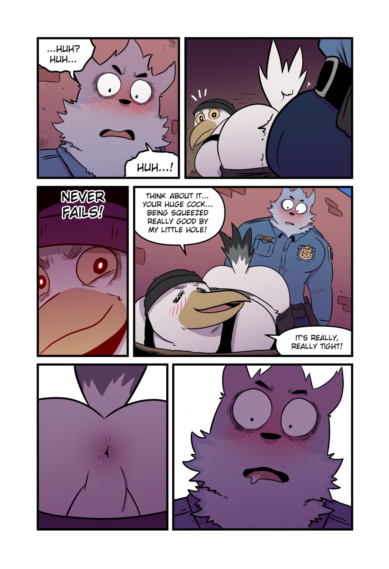 The Seagull Thief and the Wolf Cop page 6 full