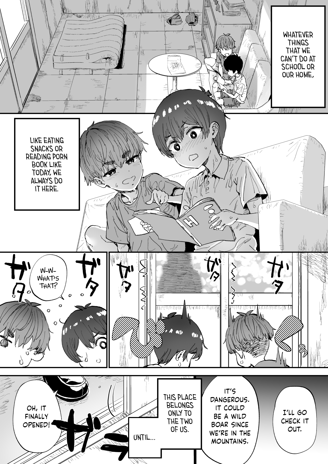 Shiranai Onee-san ga Bokura no Himitsu Kichi ni Yattekita! | A Random Lady Showed Up At Our Secret Base! page 4 full