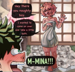 Mina’s bath time