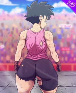 Videl's Ass Loves Goten