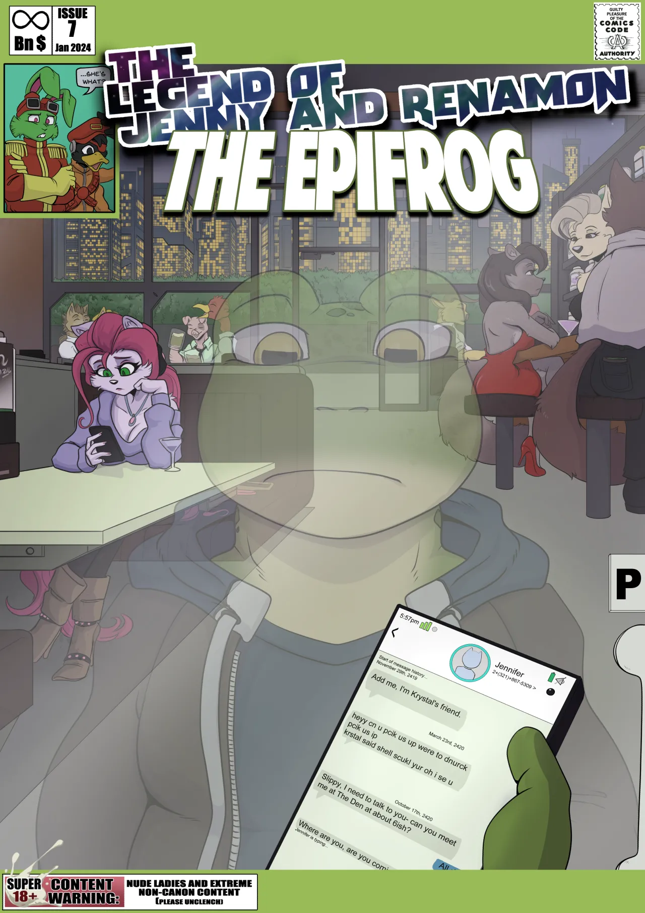 The Legend of Jenny and Renamon 7: The Epifrog page 1 full