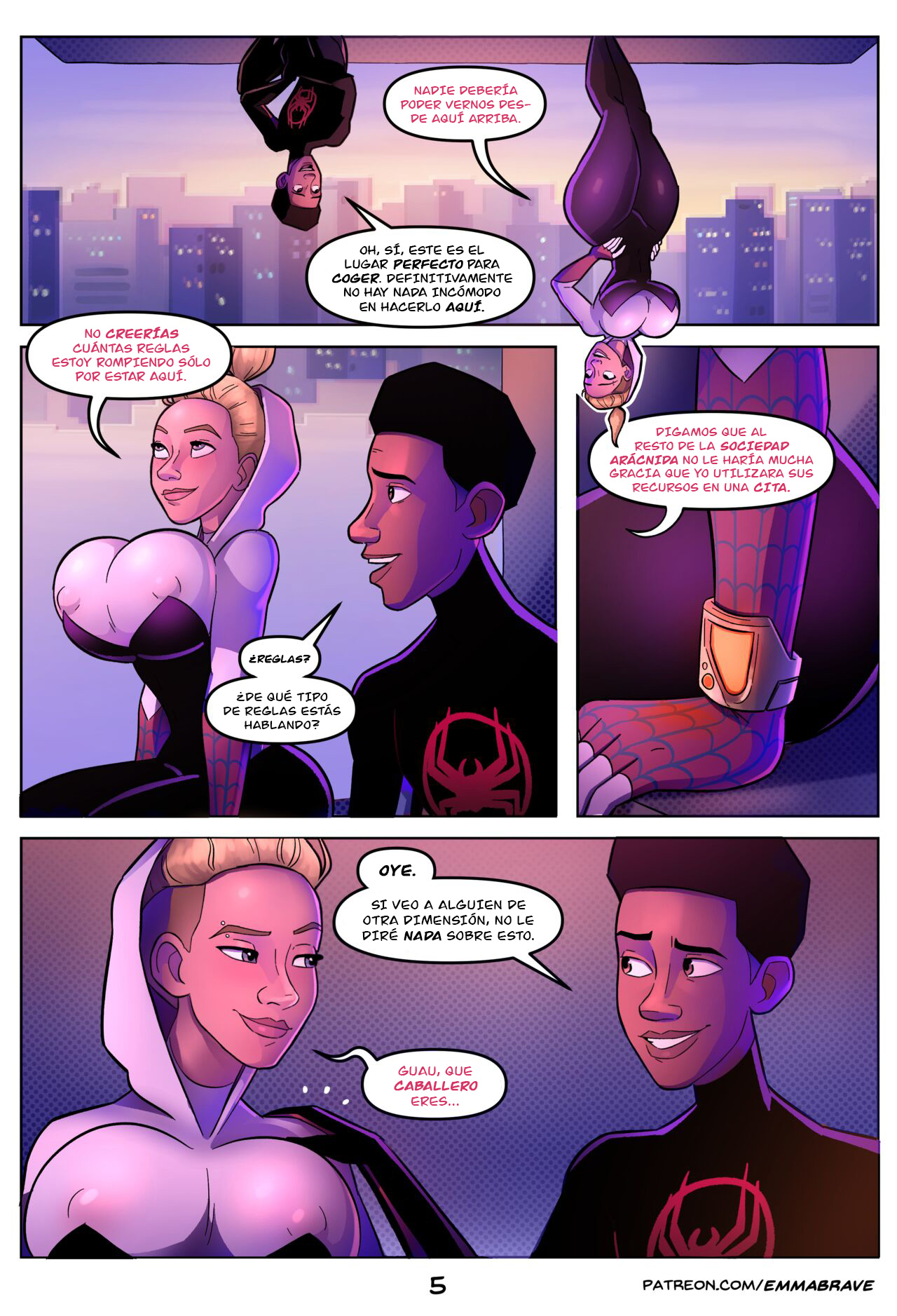 Spiderverse +18 page 6 full