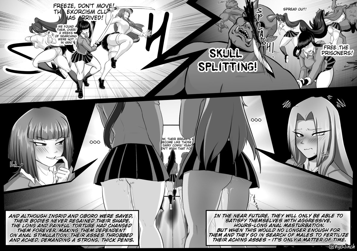 Ingrid and Oboro SchoolGirl Exorcists page 6 full
