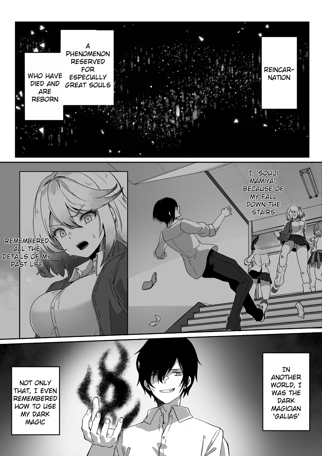 Isekai kara Tensei shita Ore wa Yami no Chikara de Yuusha Party ni Fukushuu suru -Tensai Madoushi Hen- | After Isekai Reincarnating, I Use Dark Powers To Get Revenge On The Hero Party ~Genius Mage~ page 3 full