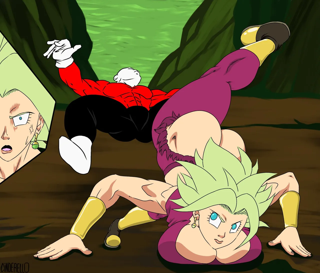 Kefla plays with Goku and Jiren page 3 full