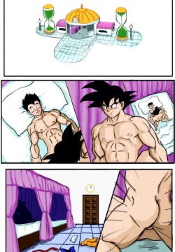 Dragon ball yaoi compilado Son Goku, Son Gohan Son Goten