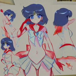 Assorted Sailor Moon Doujins Style Blend  Illustrious