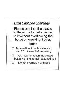 Limit Limit Pee Challenge