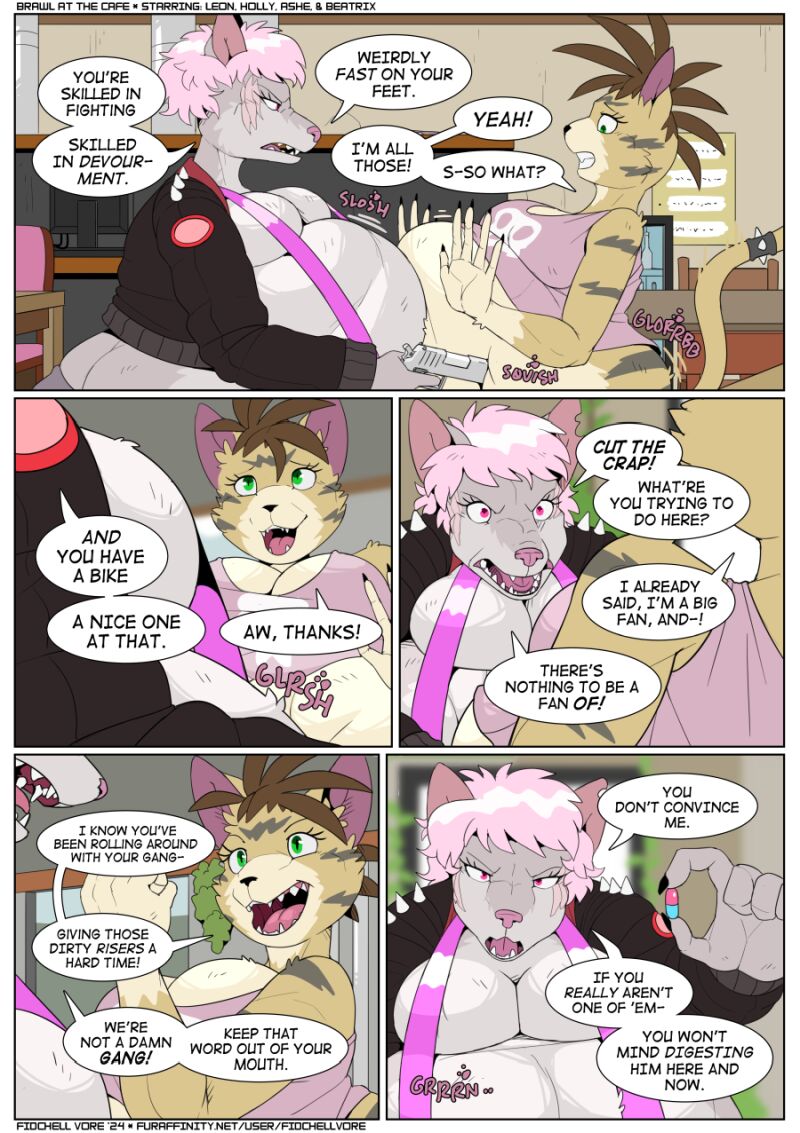 Brawl at the Cafe page 10 full