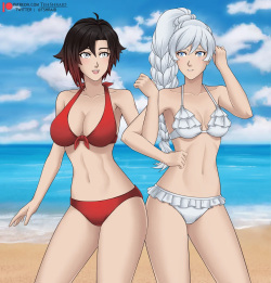 RWBY Whiterose at the Beach