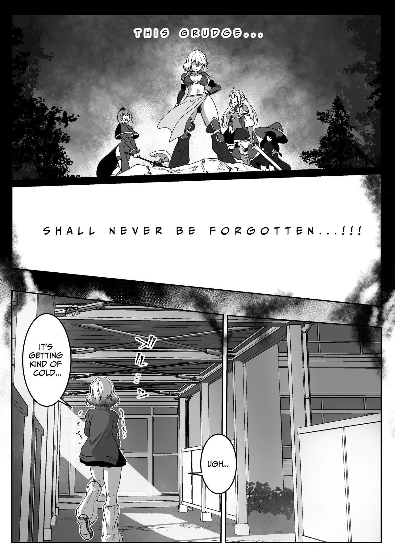 Isekai kara Tensei shita Ore wa Yami no Chikara de Yuusha Party ni Fukushuu suru -Onna Senshi Hen- |  After Isekai Reincarnating, I Use Dark Powers To Get Revenge On The Hero Party ~Warrioress~ page 11 full