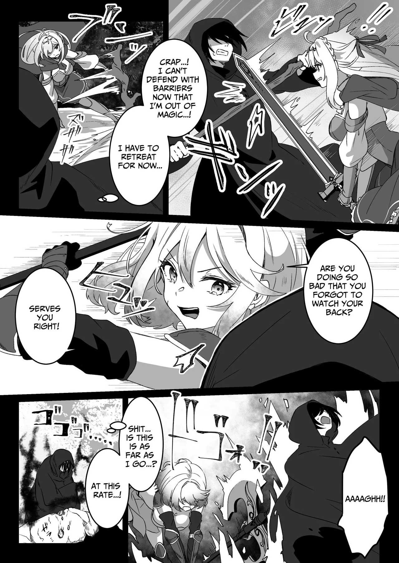 Isekai kara Tensei shita Ore wa Yami no Chikara de Yuusha Party ni Fukushuu suru -Onna Senshi Hen- |  After Isekai Reincarnating, I Use Dark Powers To Get Revenge On The Hero Party ~Warrioress~ page 8 full