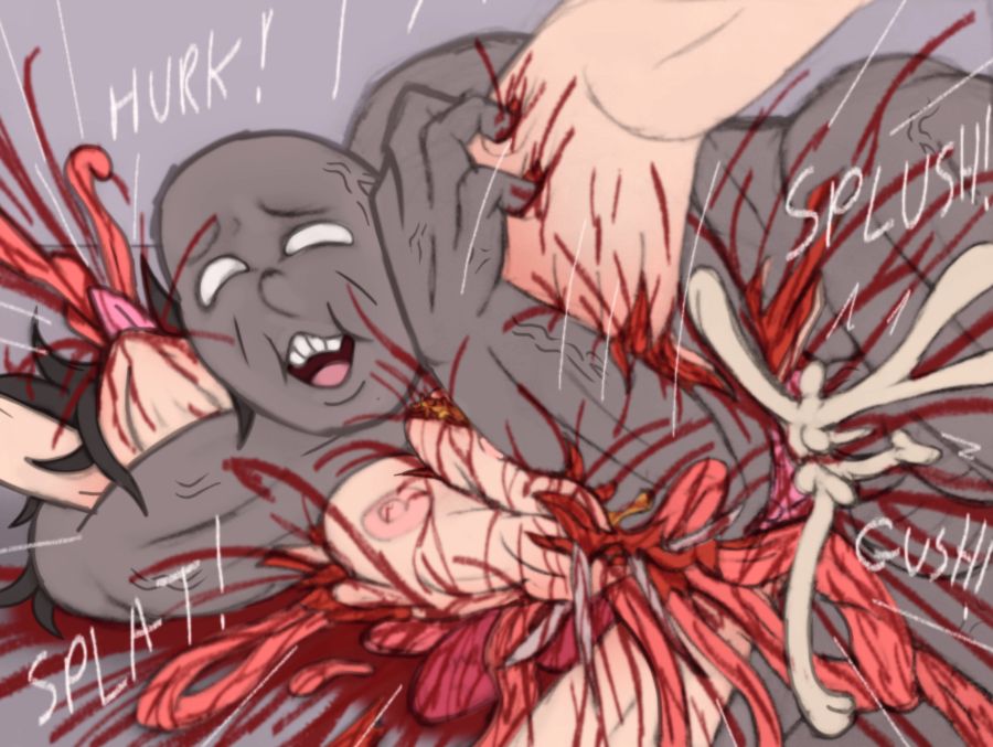Forbidden Hornet Guro Art page 4 full