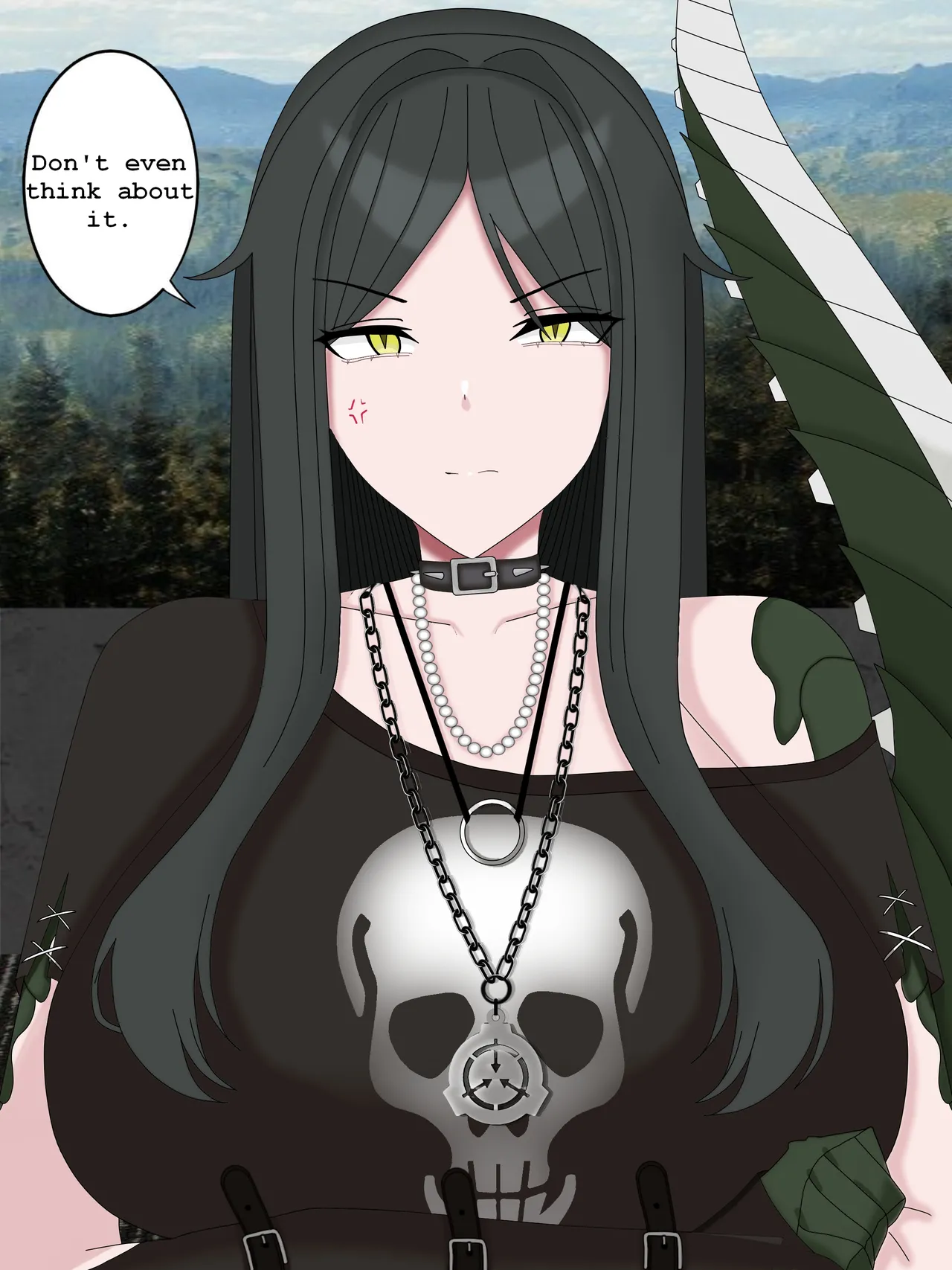 - SCP-682 Female - Doujinshi page 2 full
