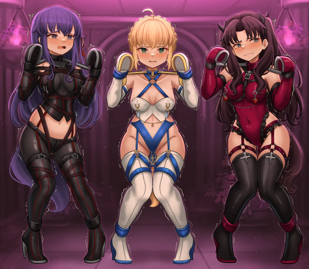 Fate: Unlimited Pony Girls page 1 full