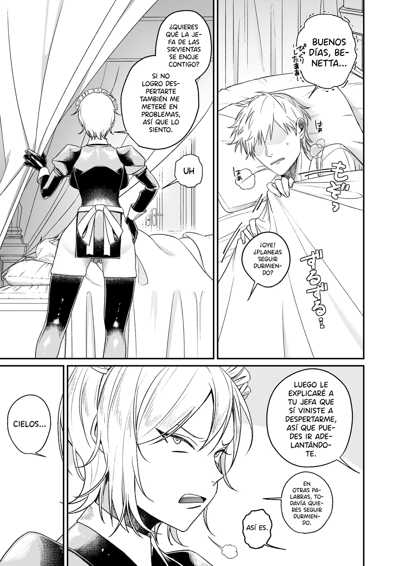 Yankee Maid to Asa kara IchaLove Seikatsu page 4 full