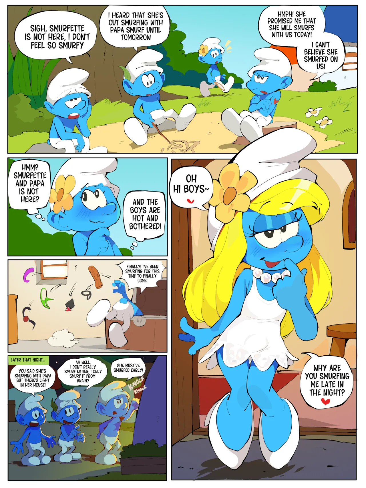 The Tale of Two Smurfette page 1 full