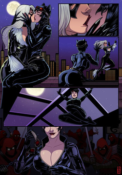 Catwoman x Black Cat comic